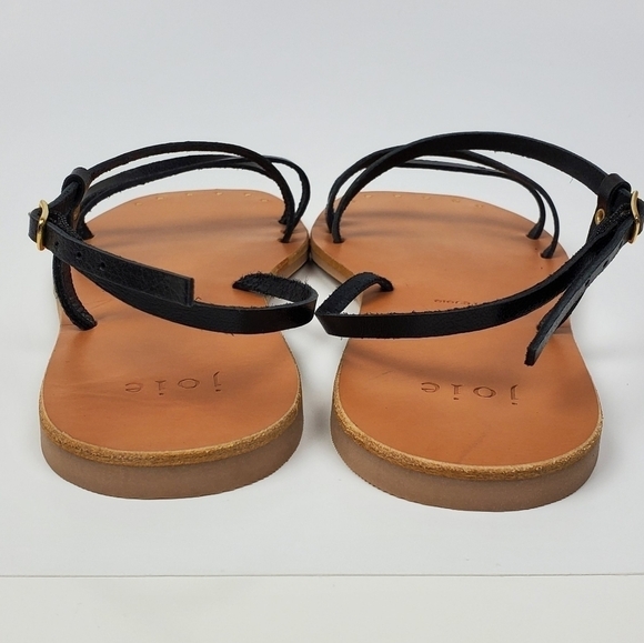 Joie Baja Leather Strappy Flat Sandal NEW 37.5 - Picture 5 of 12